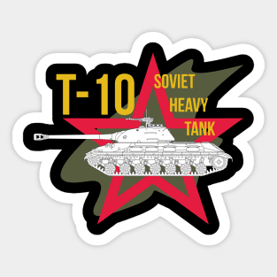 Soviet Heavy Tank T-10 (IS-8, IS-5) Sticker